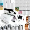 Swing Design 7-in-1 Tumbler Heat Press 20oz/30oz Bundle - White