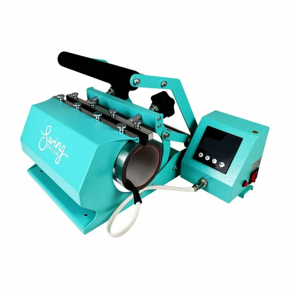 Swing Design 20oz & 30oz Tumbler Heat Press - Turquoise