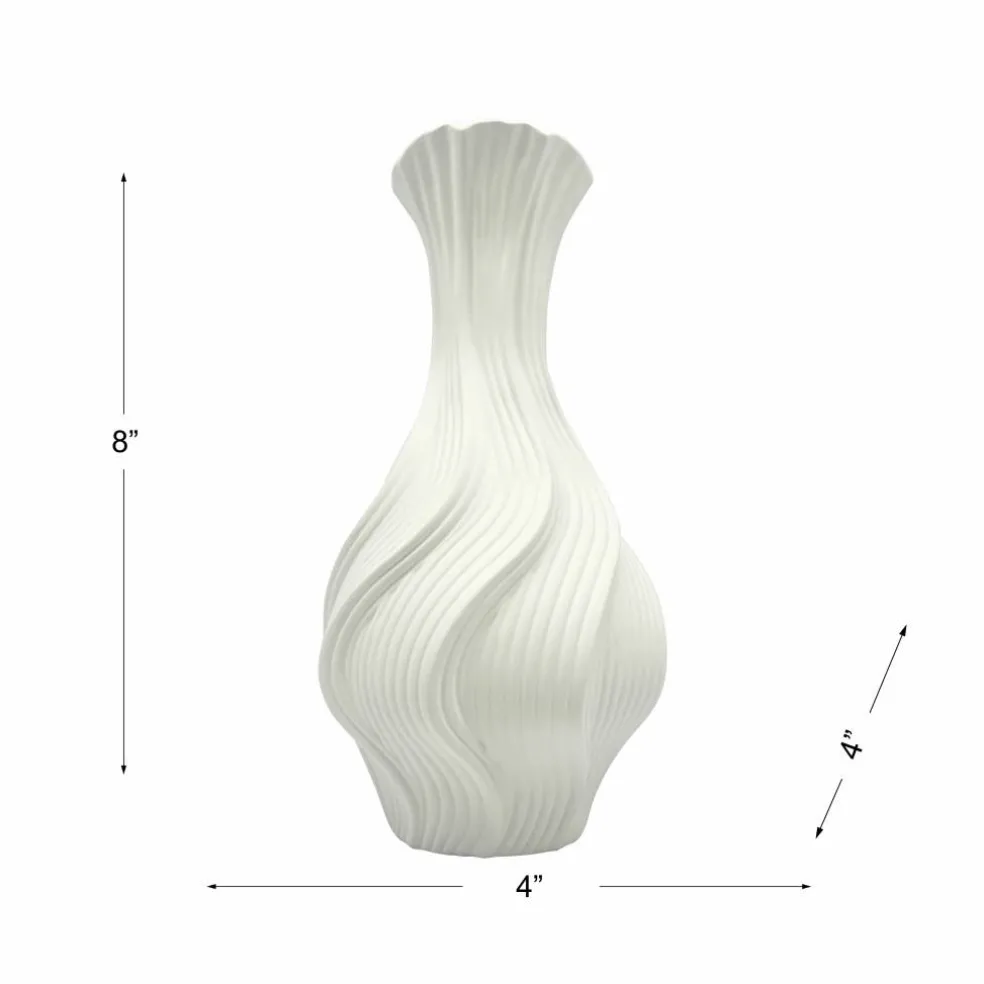 8" Swirling Stripes DIY Ceramic Vase by Make Market®