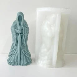 Sword Man Cylinder Candle Mold