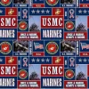 Sykel Enterprises U.S Marine Fleece Fabric by the Yard