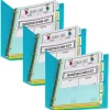 5-Tab Index Dividers with Multi-Pockets, Bright Color Assortment, 8-1/2 x 11, 3 Sets