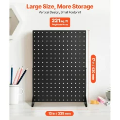 Tabletop Pegboard Stand 4 Pieces with Durable Steel Panels for Displaying Items