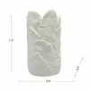 7.5" Tall Embossed Leaf DIY Ceramic Vase by Make Market®