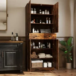 Tall Farmhouse Cabinet 72
