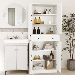 Tall Farmhouse Cabinet 72