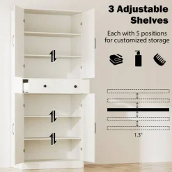 Tall Farmhouse Cabinet 72
