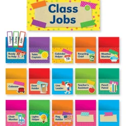 Tape It Up! Class Jobs Bulletin Board Set
