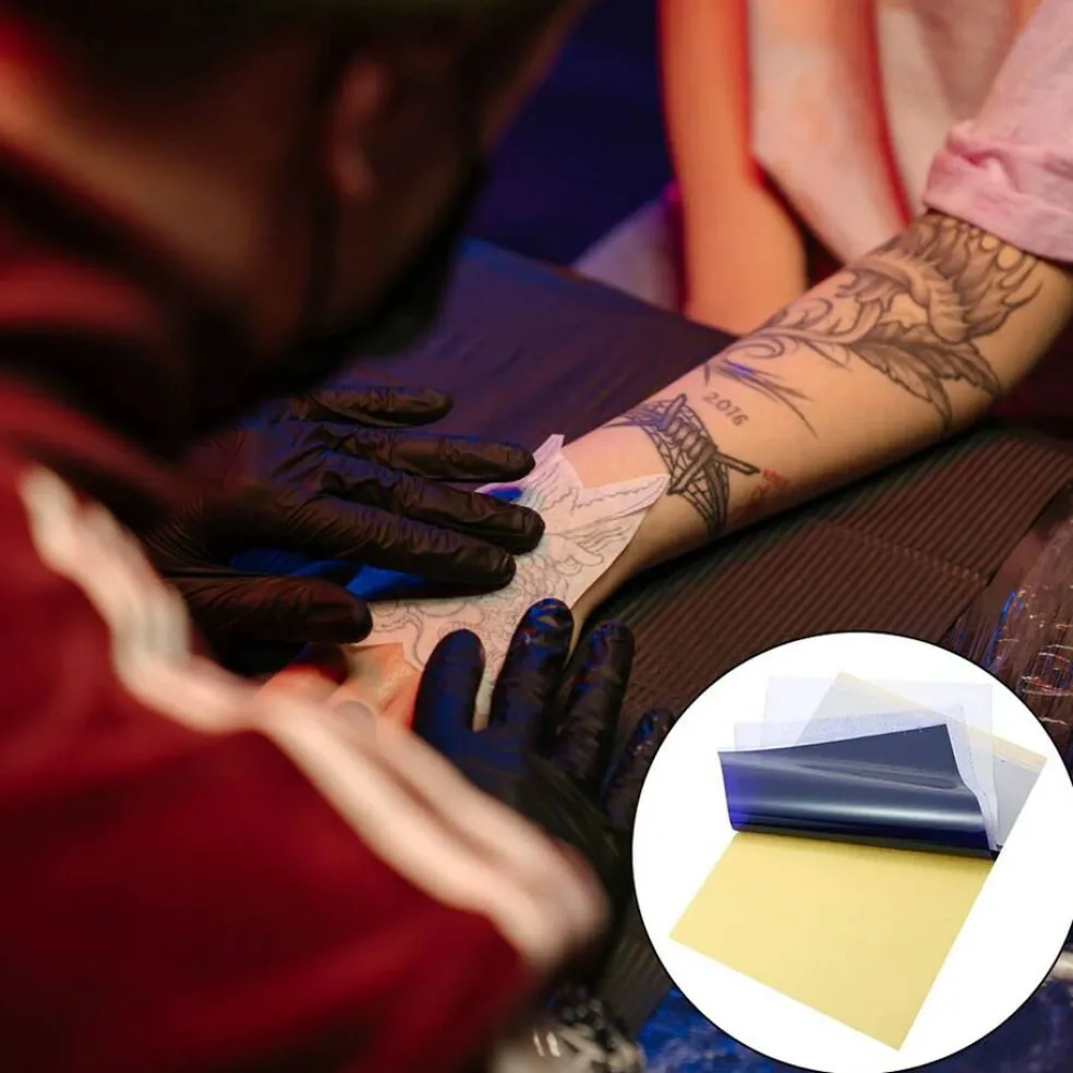 Tattoo Transfer Paper Stencil Carbon Thermal Tracing Hectograph.