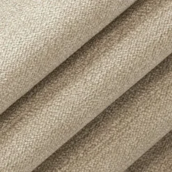 Taupe Fade Resistant Plain Microfiber Velvet Upholstery Fabric by The Yard - SKU: Lawrence Fog