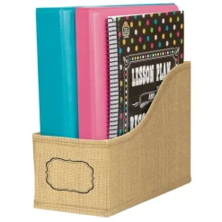 Teacher Created Resources® Burlap Design Book Bin, 3ct.