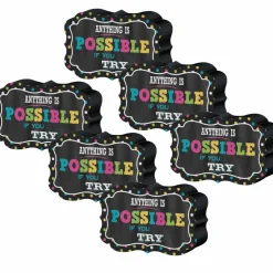 Teacher Created Resources Chalkboard Brights Magnetic Whiteboard Eraser, 6ct.