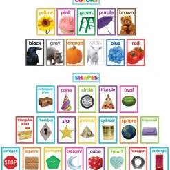 Teacher Created Resources Colorful Photo Shapes & Colors Cards Bulletin Board Set, 33ct.