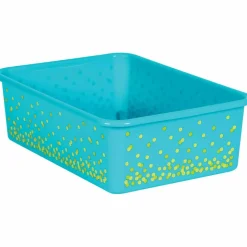 Teacher Created Resources Confetti Large Plastic Storage Bin