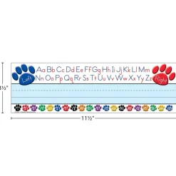 Teacher Created Resources® Colorful Paw Prints Left & Right Alphabet Name Plates, 216ct.