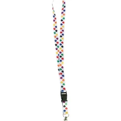 Teacher Created Resources Colorful Paw Print Lanyard, 6ct.
