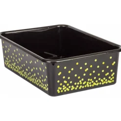 Teacher Created Resources® Large Confetti Plastic Storage Bin, 3ct.