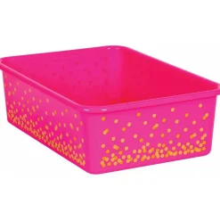 Teacher Created Resources® Large Confetti Plastic Storage Bin, 3ct.