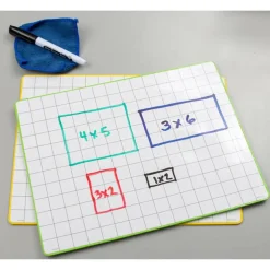 Teacher Created Resources Math Grid Dry Erase Boards, Set of 10