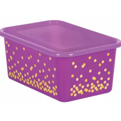 Teacher Created Resources® Small Clear Plastic Storage Bin Lid, 12ct.