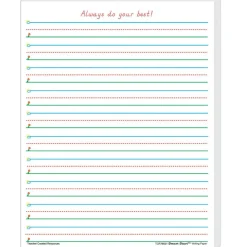 Teacher Created Resources® Smart Start 1-2 Writing Paper, 2 Packs of 100