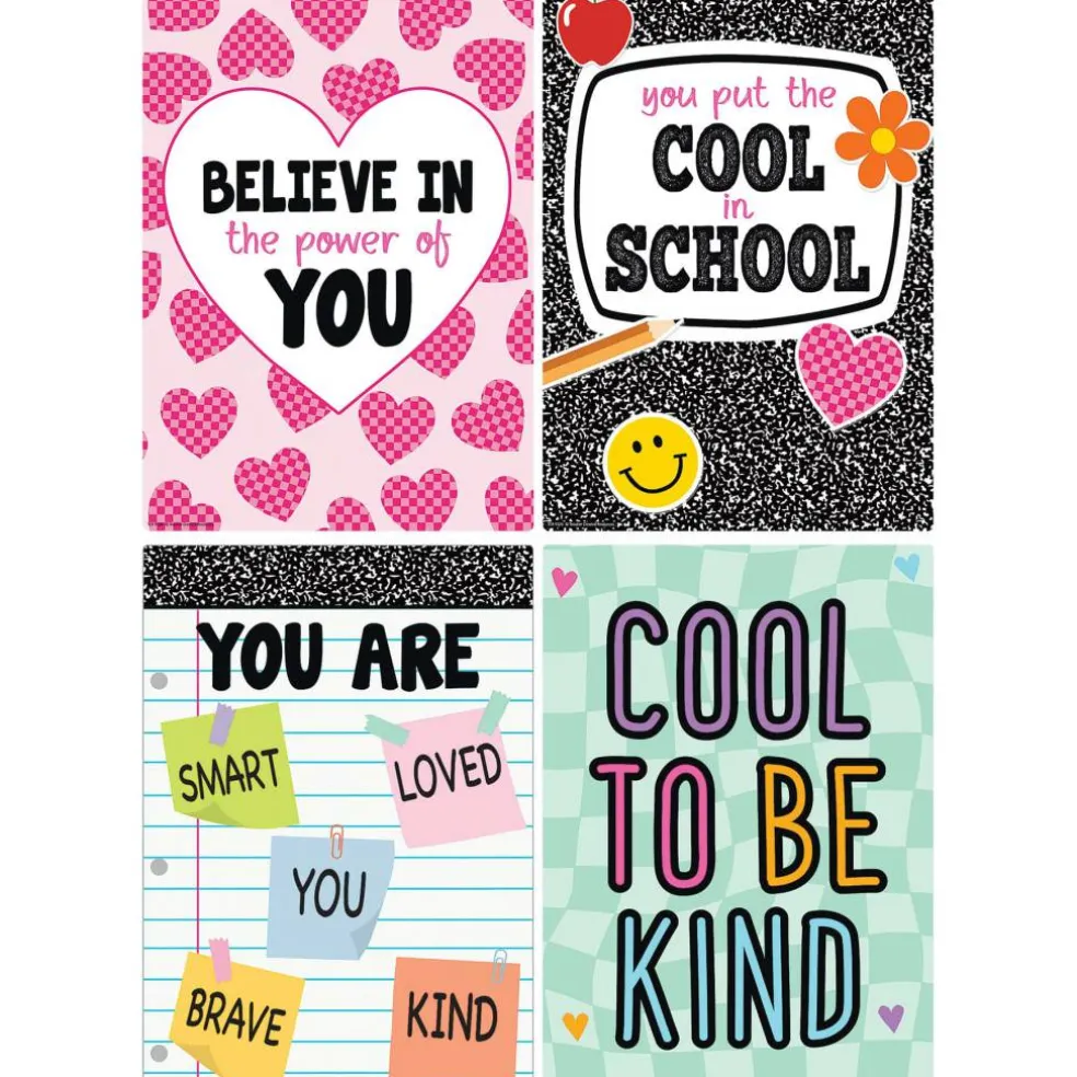 Teacher Created Resources® 11" x 16" Cool for School Positive Sayings Small Poster Set