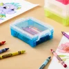 Teal Stacking Crayon Box by Simply Tidy™
