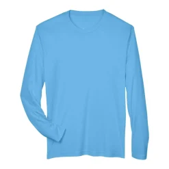 Team 365 Men's Performance Long Sleeve T-Shirt, Blank Tee for DIY Crafts & Custom Printing