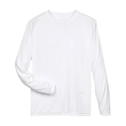 Team 365 Men's Performance Long Sleeve T-Shirt, Blank Tee for DIY Crafts & Custom Printing