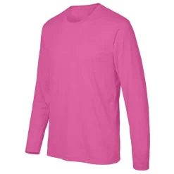 Team 365 Men's Performance Long Sleeve T-Shirt, Blank Tee for DIY Crafts & Custom Printing