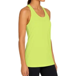 Team 365 Women's Zone Performance Racerback Tank, Athletic Gym Polyester Tank Top