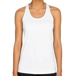 Team 365 Women's Zone Performance Racerback Tank, Athletic Gym Polyester Tank Top