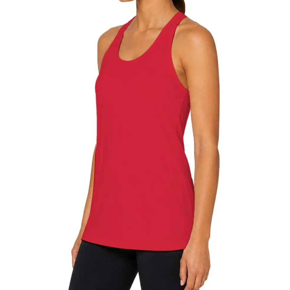Team 365 Women's Zone Performance Racerback Tank, Athletic Gym Polyester Tank Top