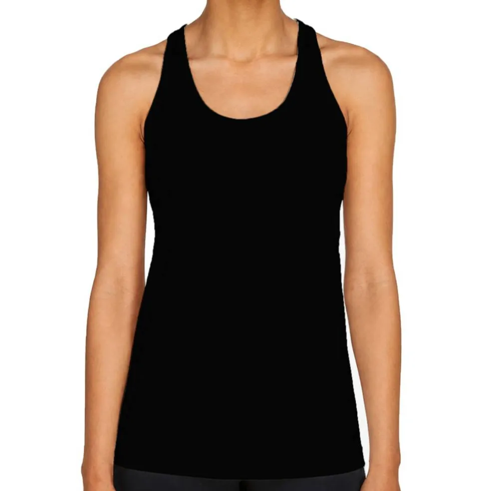 Team 365 Women's Zone Performance Racerback Tank, Athletic Gym Polyester Tank Top