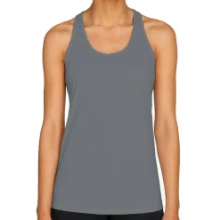 Team 365 Women's Zone Performance Racerback Tank, Athletic Gym Polyester Tank Top