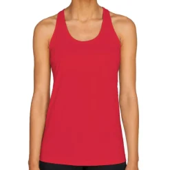 Team 365 Women's Zone Performance Racerback Tank, Athletic Gym Polyester Tank Top