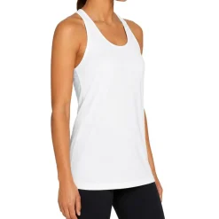 Team 365 Women's Zone Performance Racerback Tank, Athletic Gym Polyester Tank Top