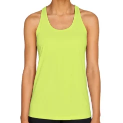 Team 365 Women's Zone Performance Racerback Tank, Athletic Gym Polyester Tank Top