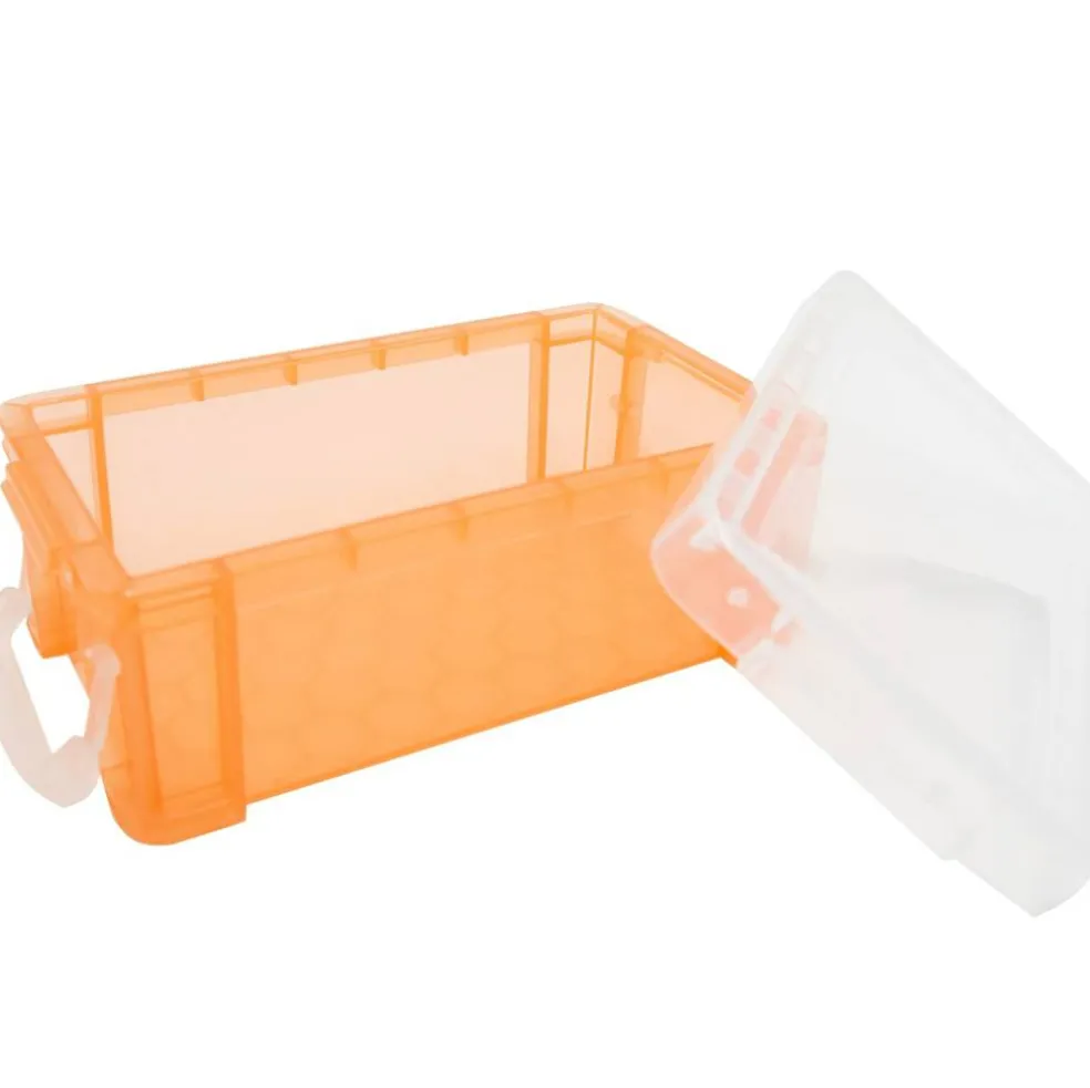 testyu Small Plastic Box, 4.3" X 2.3" X 1.5" Stackable Mini Storage Box with Lid, Clear Organizer Container for Jewelry Beads Small Crafts Items Accessories - 6 Pack
