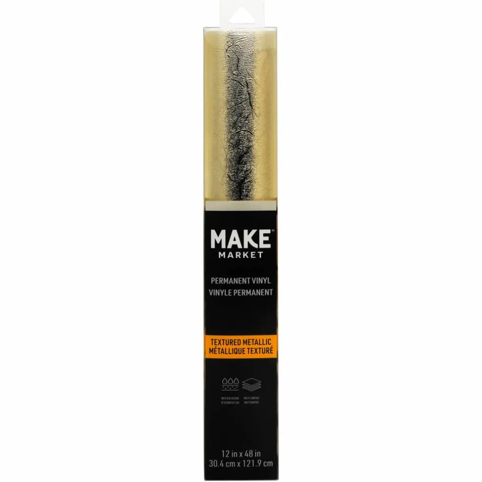 Textured Metallic Permanent Vinyl by Make Market®