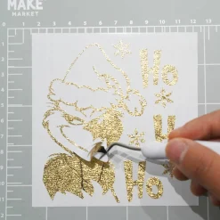 Textured Metallic Permanent Vinyl by Make Market®