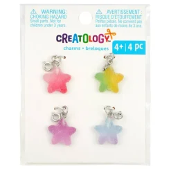 Textured Star Charms, 4ct. by Creatology™