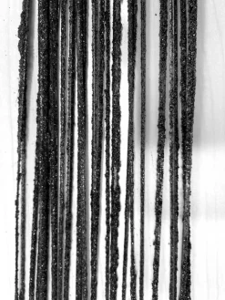 TF Publishing 36" Black Sparkle Glitter Wispies Stems, 20ct.
