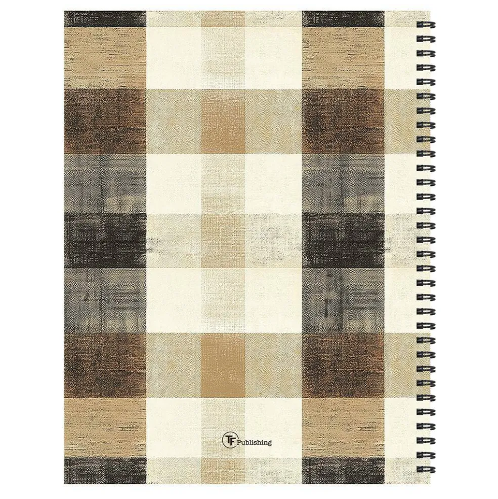 TF Publishing Large Checkered Cowboy Weekly Monthly Planner