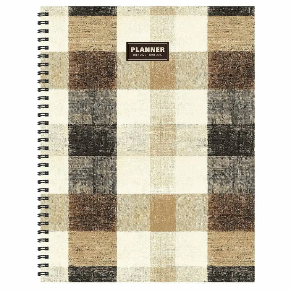 TF Publishing Large Checkered Cowboy Weekly Monthly Planner
