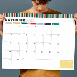 TF Publishing Large 2026-27 Long Weekend Desk Pad Monthly Blotter Calendar