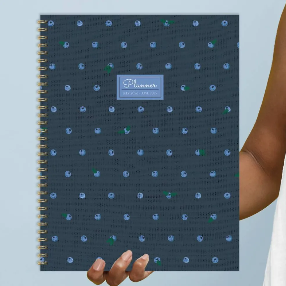 TF Publishing Large Very Blue Berry Weekly Monthly Planner