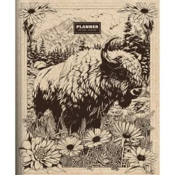 TF Publishing Large 2026-27 Wild Bison Monthly Planner