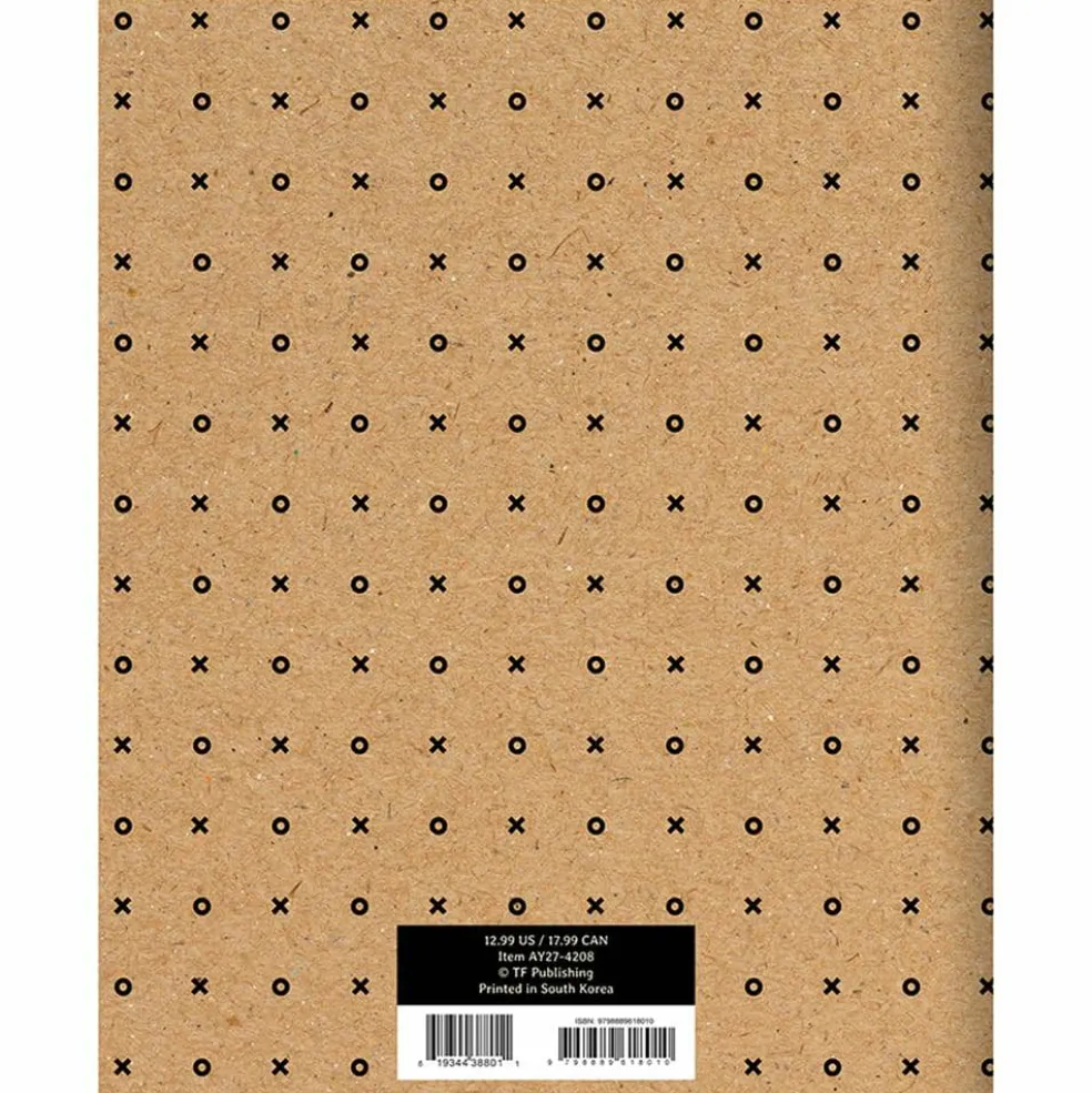 TF Publishing Medium 2026-27 Kraft Dot Monthly Planner