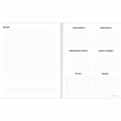 TF Publishing Medium 2026-27 Kraft Dot Monthly Planner